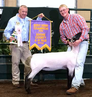 Jordan Cory 2014 Reserve Grand Champion Ewe